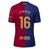 Maillot de Supporter FC Barcelone Fermin 16 Domicile 2024-25 Pour Homme